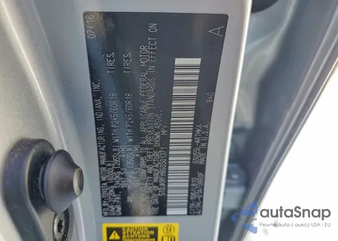 2016 Toyota Highlander Xle z USA, uszkodzony, nr VIN 5TDJKRFH8GS501371